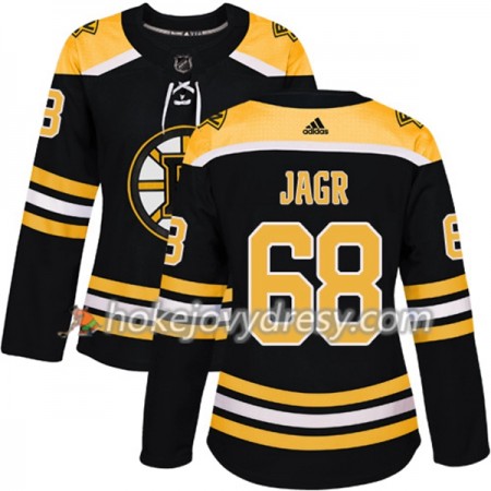 Dámské Hokejový Dres Boston Bruins Jaromir Jagr 68 Adidas 2017-2018 Černá Authentic